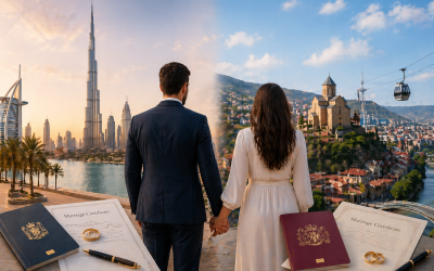UAE vs Georgia marriage for foreigners comparison – civil wedding options 2026